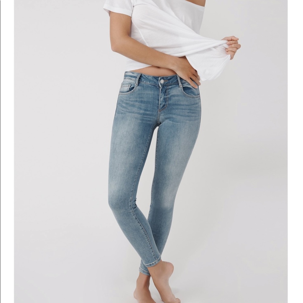 Garage mid-rise jeggings